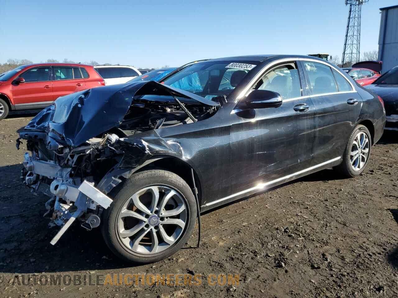 55SWF4KB4FU003233 MERCEDES-BENZ C-CLASS 2015