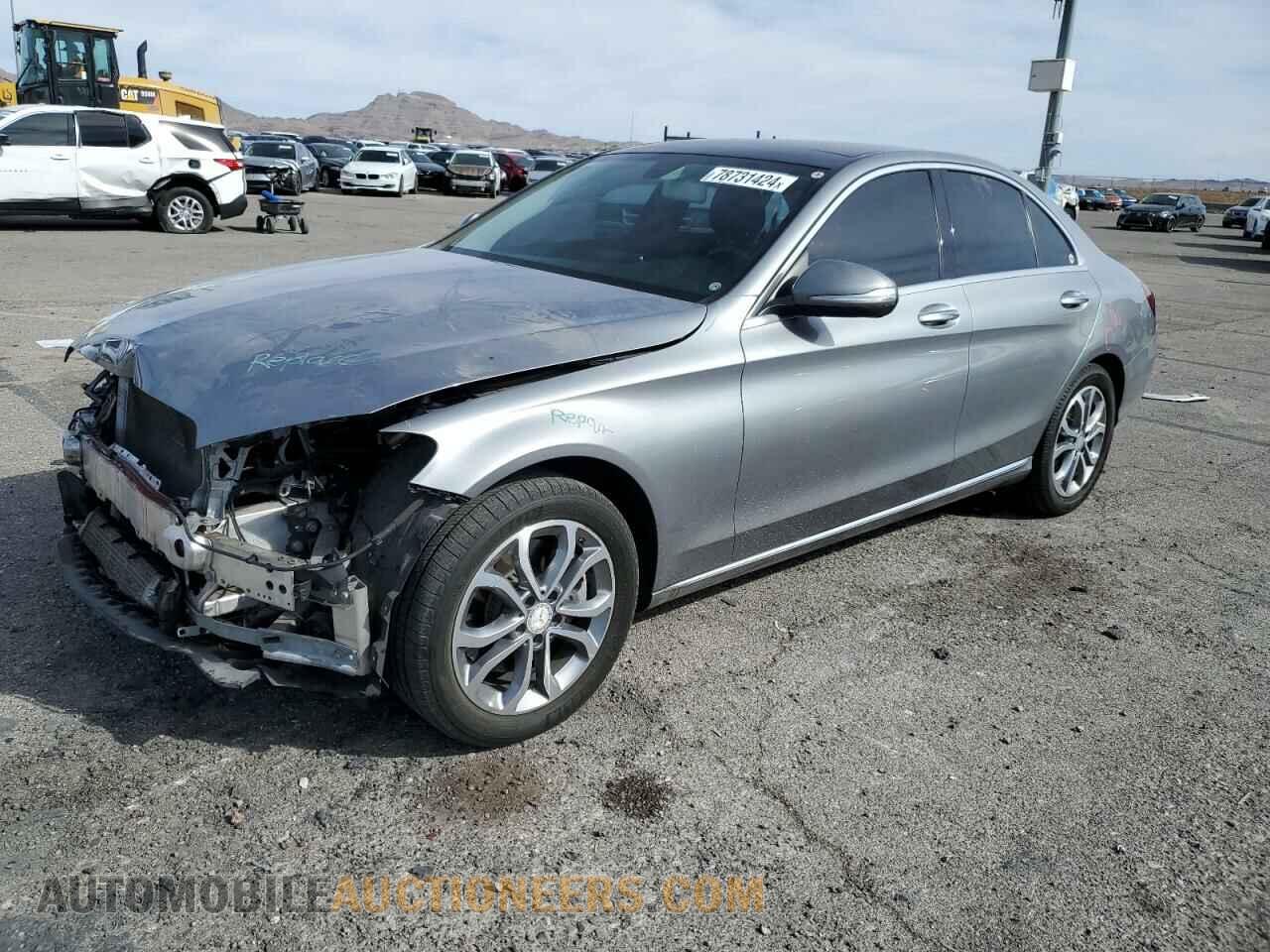 55SWF4KB4FU004608 MERCEDES-BENZ C-CLASS 2015