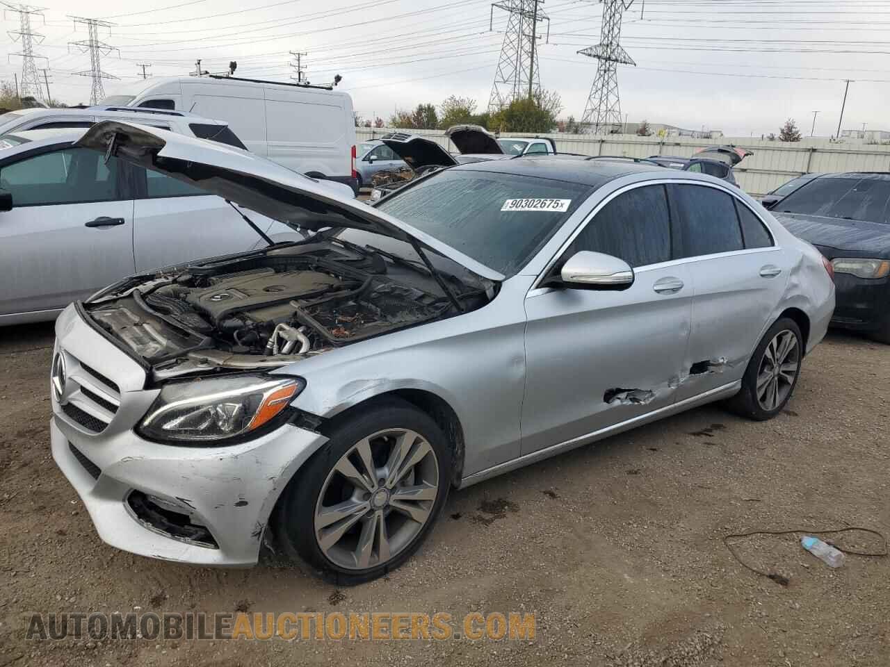 55SWF4KB4FU005578 MERCEDES-BENZ C-CLASS 2015