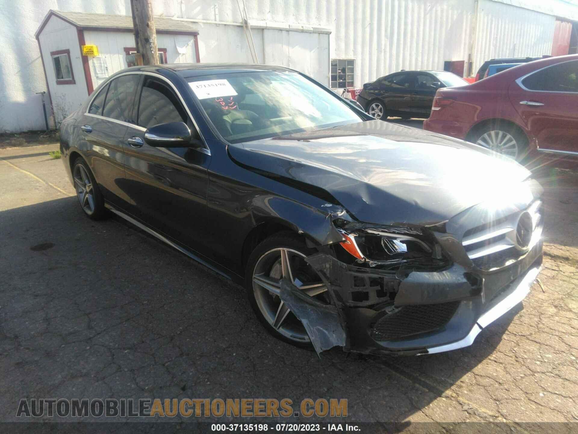 55SWF4KB4FU007508 MERCEDES-BENZ C-CLASS 2015