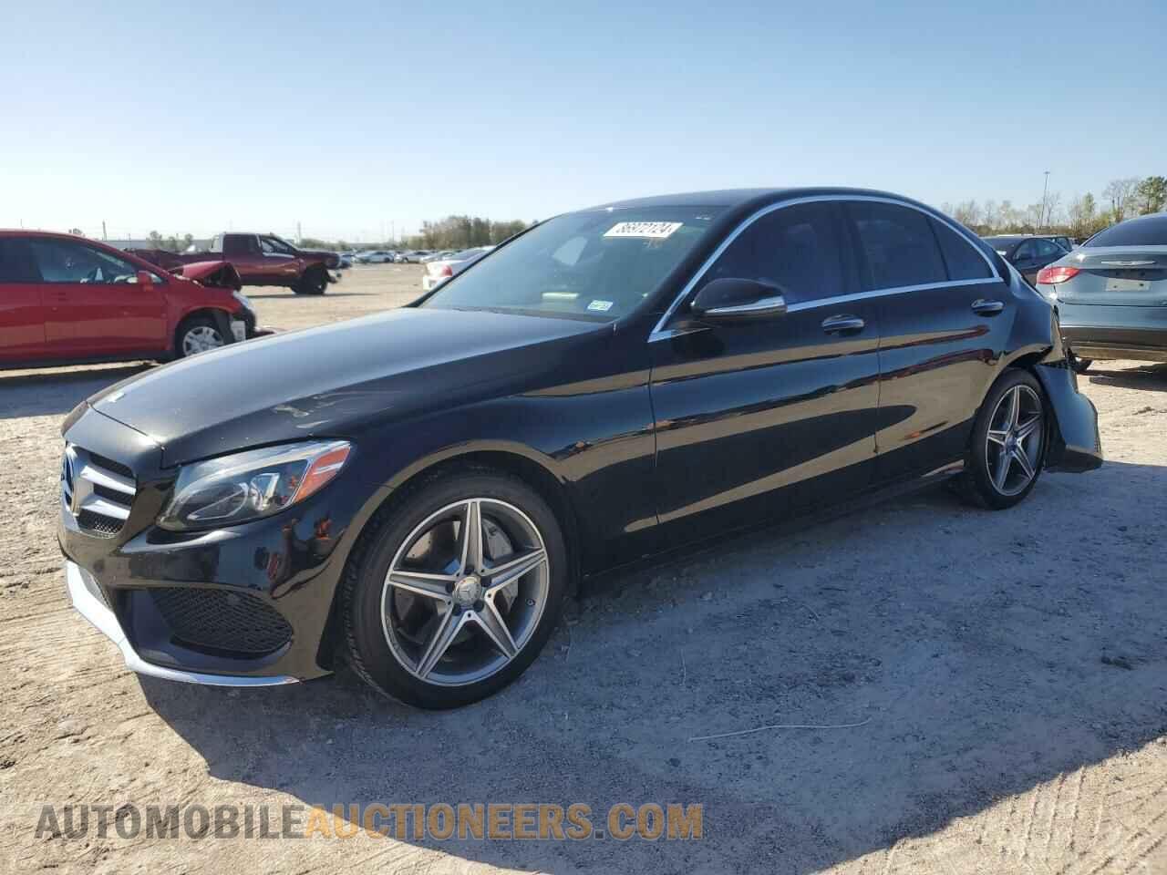 55SWF4KB4FU007587 MERCEDES-BENZ C-CLASS 2015