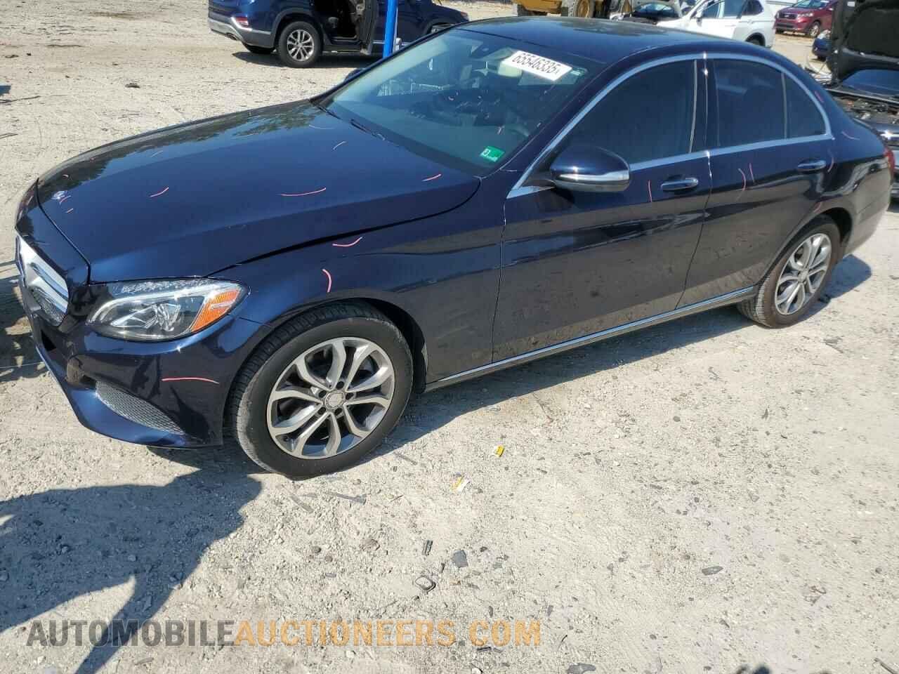 55SWF4KB4FU007864 MERCEDES-BENZ C-CLASS 2015