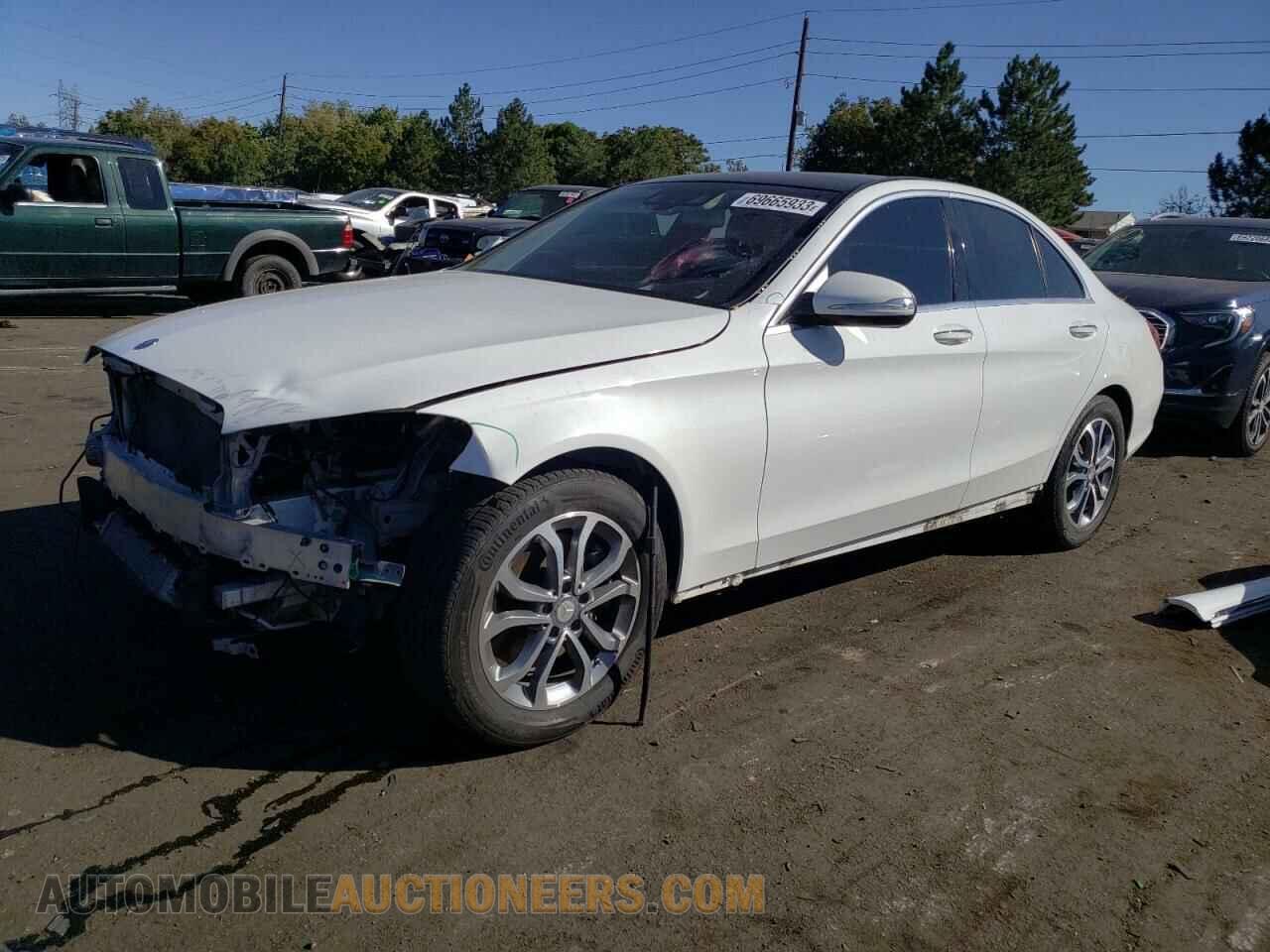 55SWF4KB4FU027502 MERCEDES-BENZ C-CLASS 2015