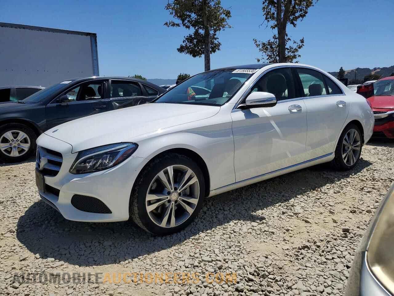 55SWF4KB4FU032487 MERCEDES-BENZ C-CLASS 2015