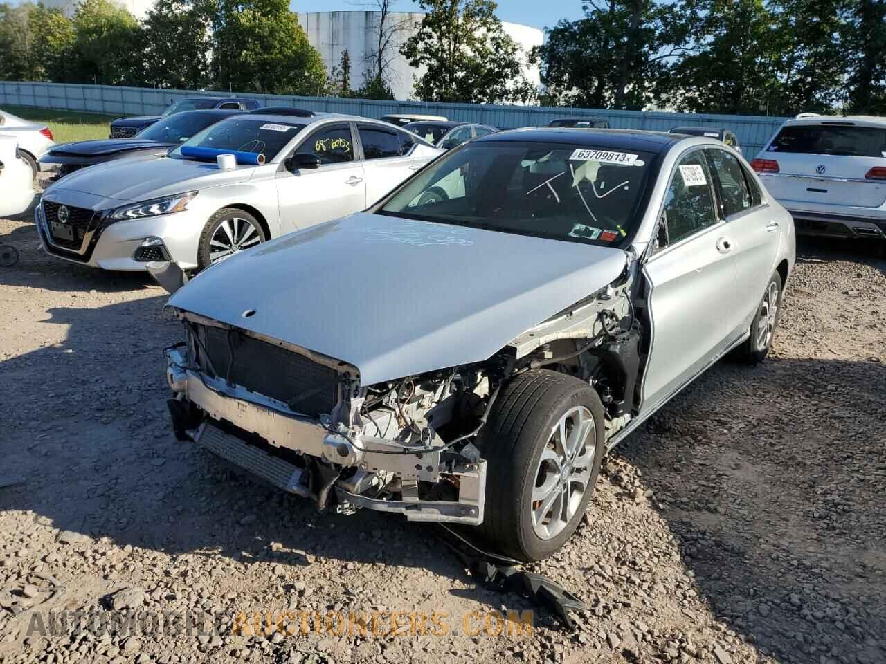 55SWF4KB4FU037303 MERCEDES-BENZ C-CLASS 2015