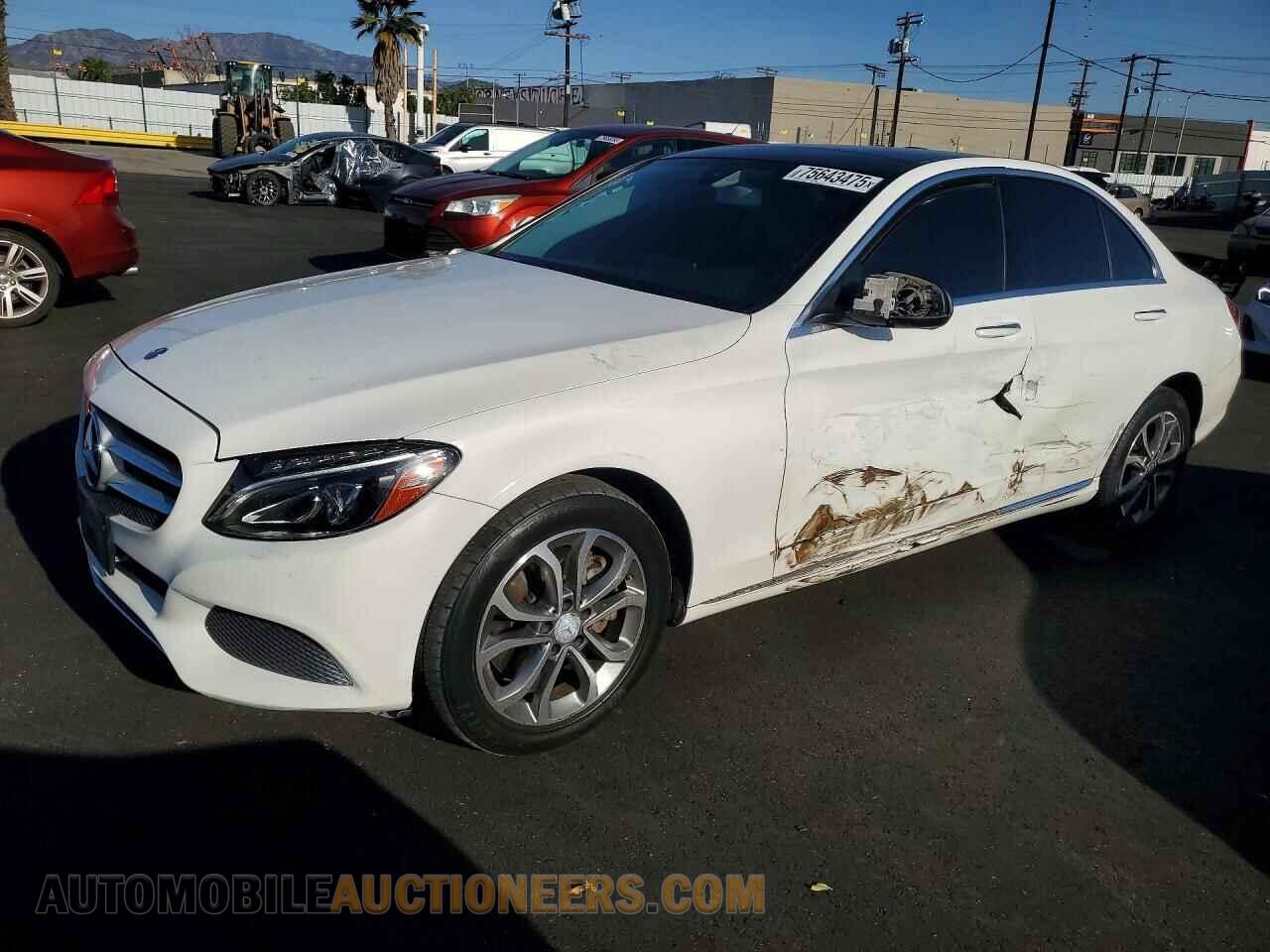 55SWF4KB4FU093158 MERCEDES-BENZ C-CLASS 2015
