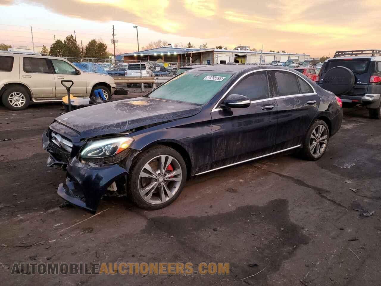55SWF4KB4FU095749 MERCEDES-BENZ C-CLASS 2015