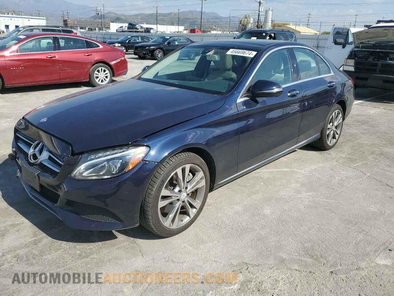 55SWF4KB4GU163825 MERCEDES-BENZ C-CLASS 2016