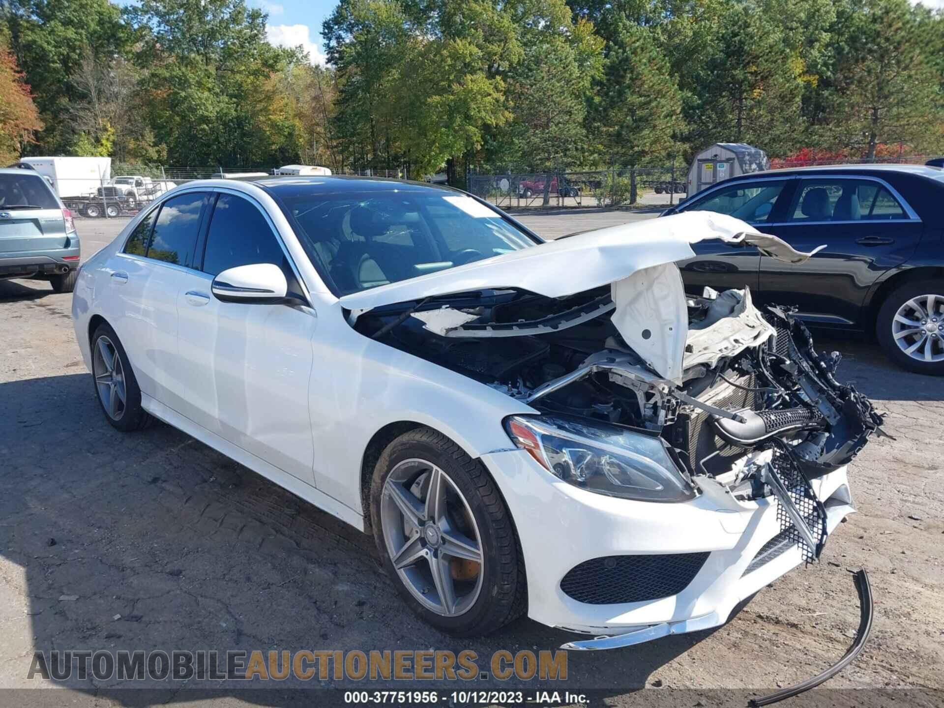 55SWF4KB4GU177823 MERCEDES-BENZ C-CLASS 2016
