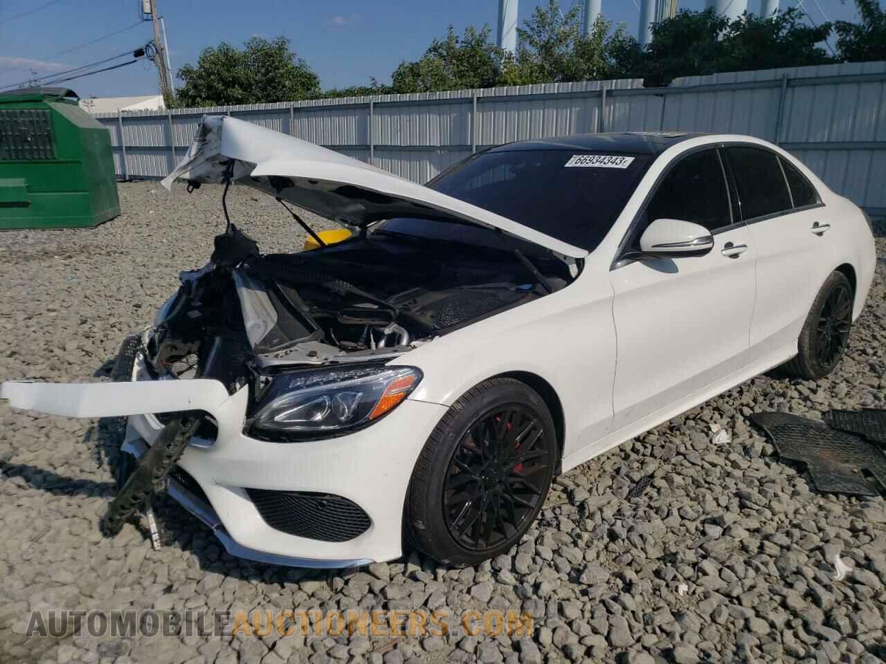 55SWF4KB4HU198320 MERCEDES-BENZ C-CLASS 2017
