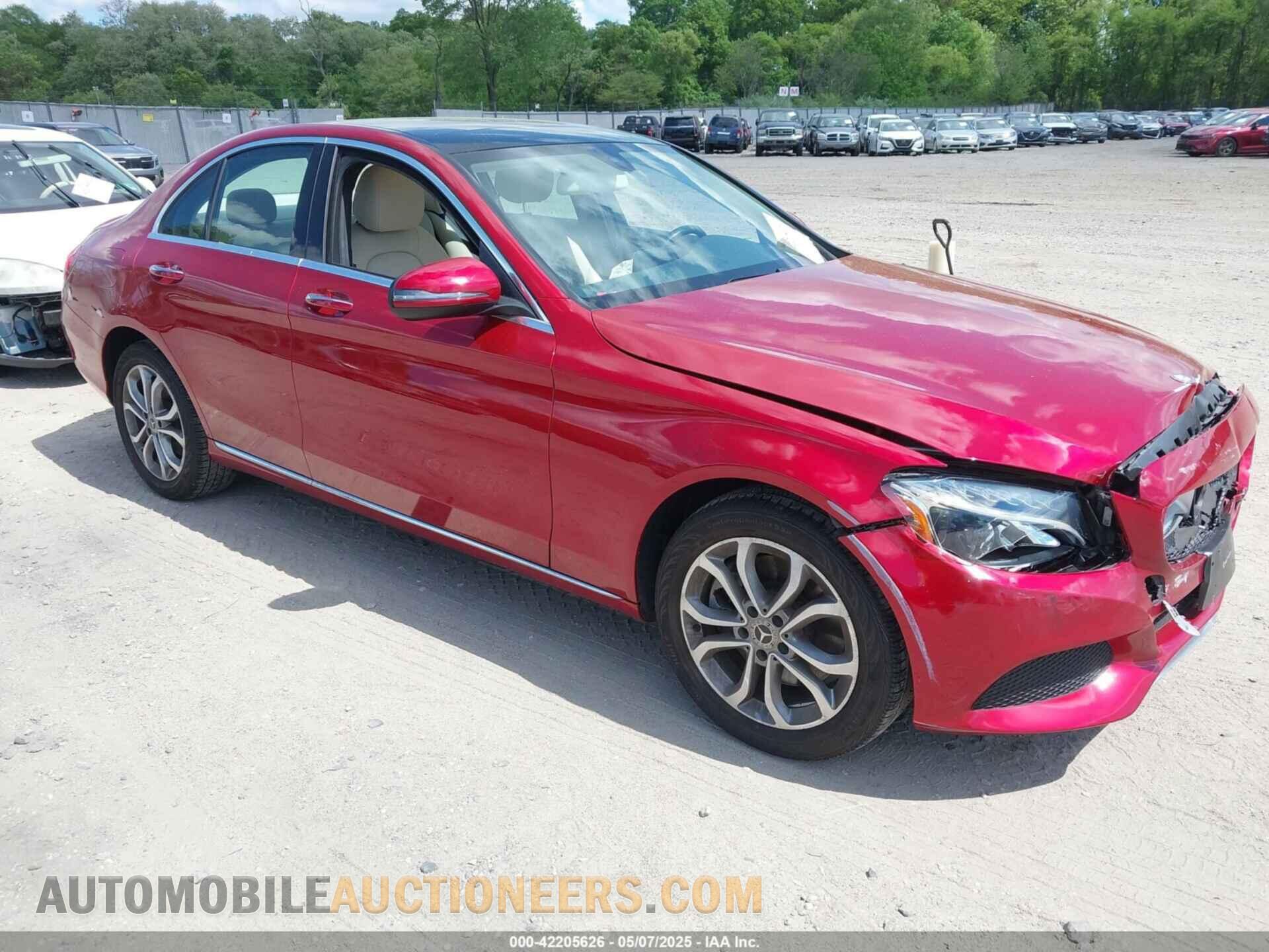 55SWF4KB4HU220400 MERCEDES-BENZ C 300 2017