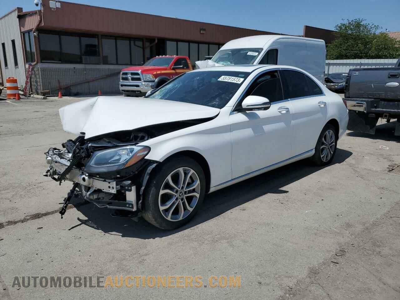 55SWF4KB4JU243889 MERCEDES-BENZ C-CLASS 2018