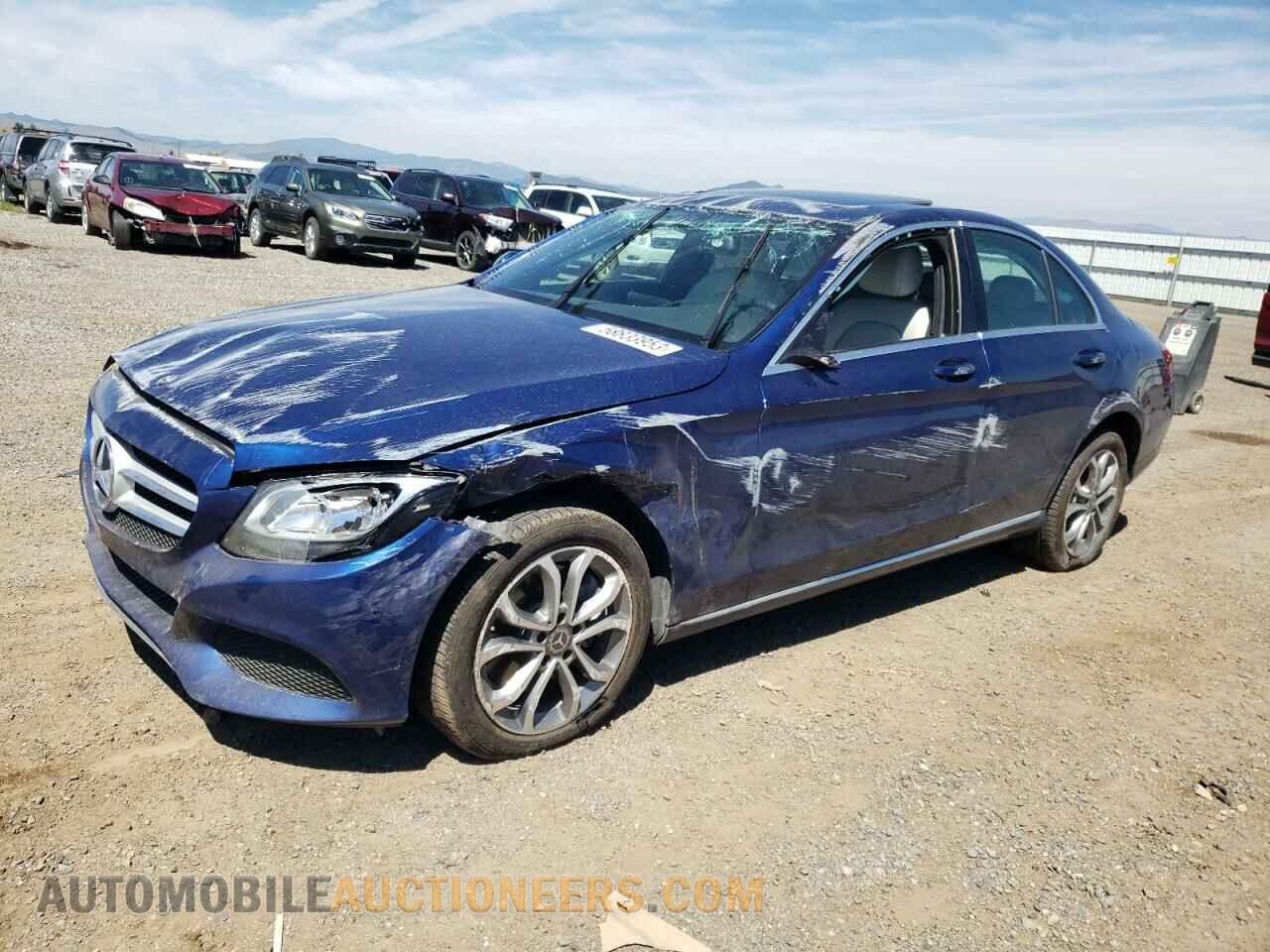 55SWF4KB4JU251636 MERCEDES-BENZ C-CLASS 2018