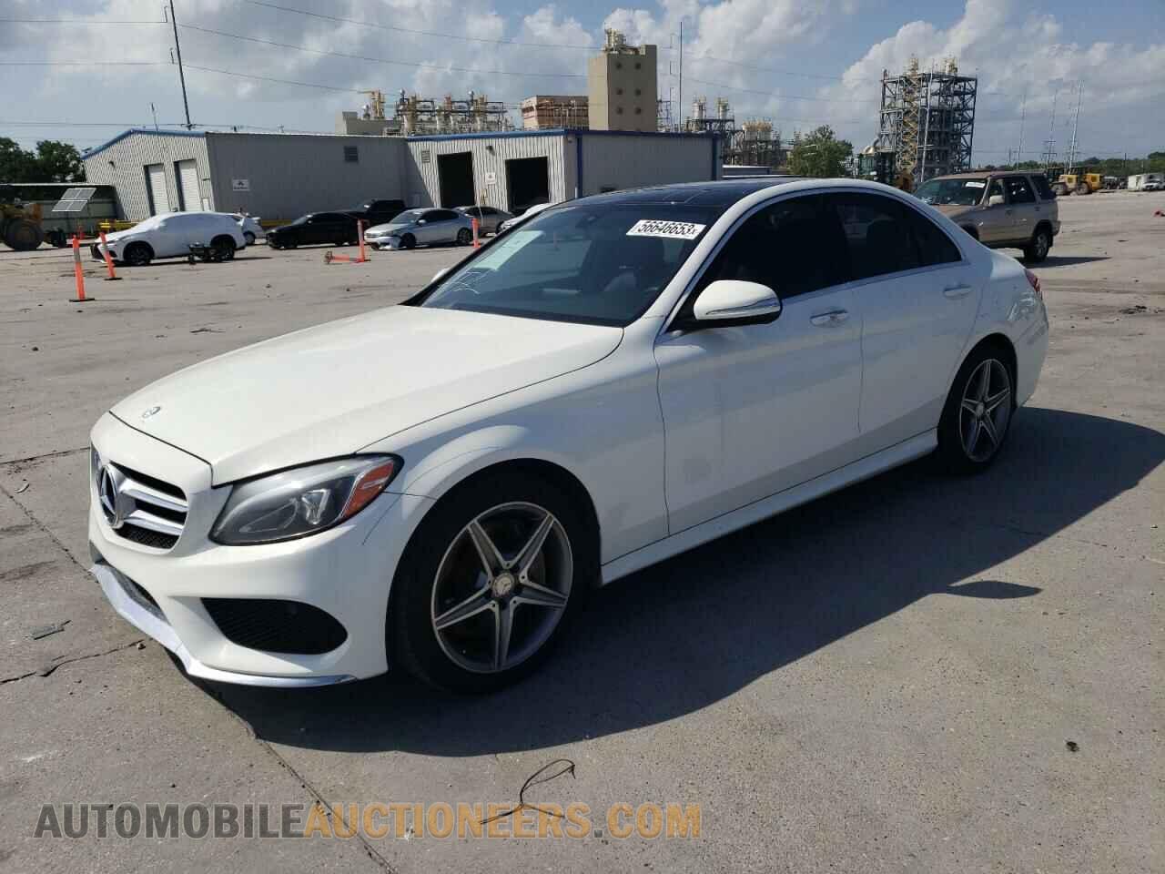 55SWF4KB5FU006318 MERCEDES-BENZ C-CLASS 2015