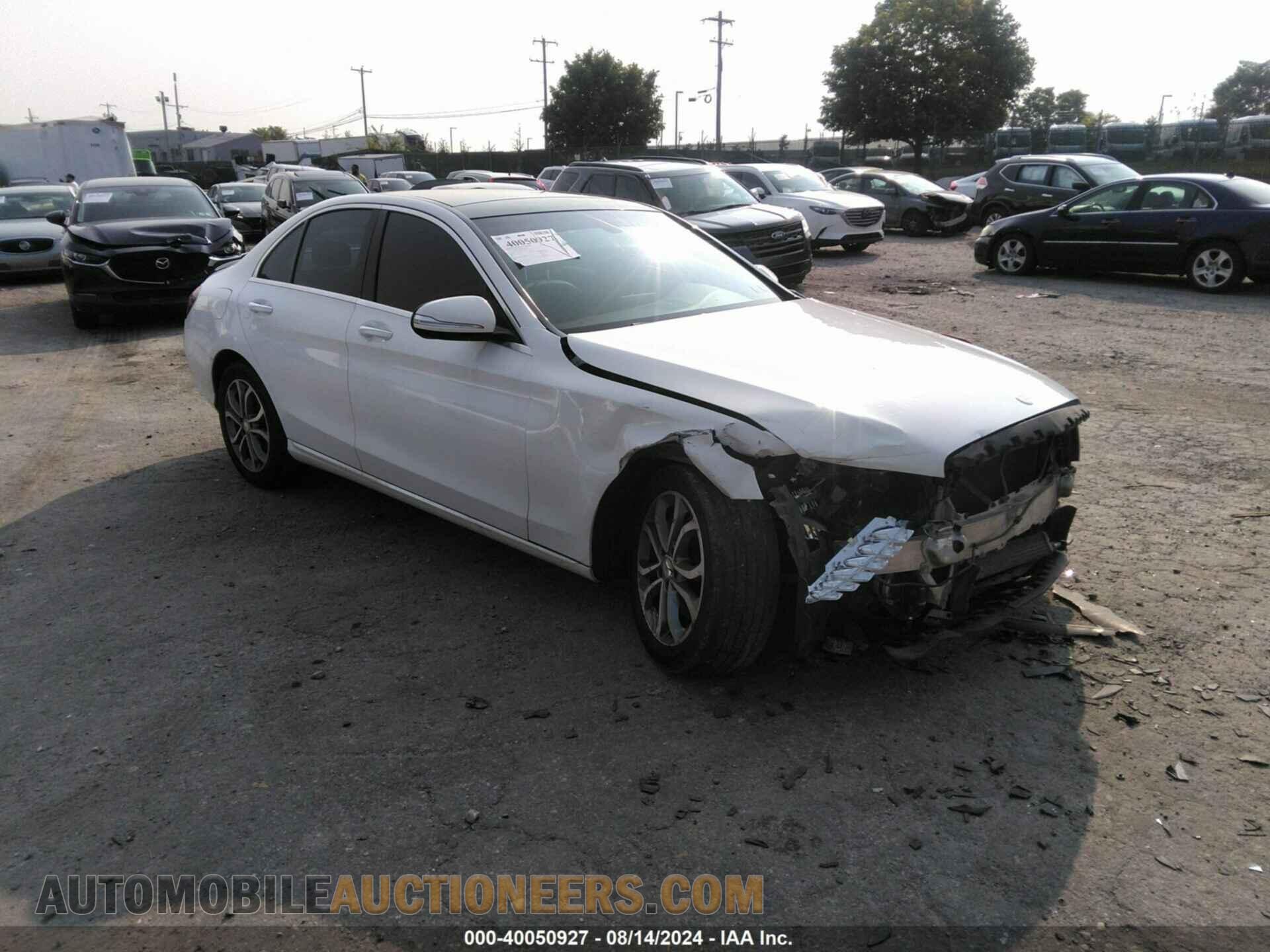 55SWF4KB5FU023944 MERCEDES-BENZ C 2015