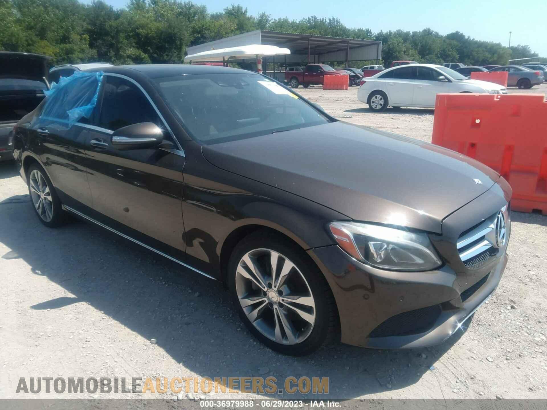 55SWF4KB5FU027895 MERCEDES-BENZ C-CLASS 2015