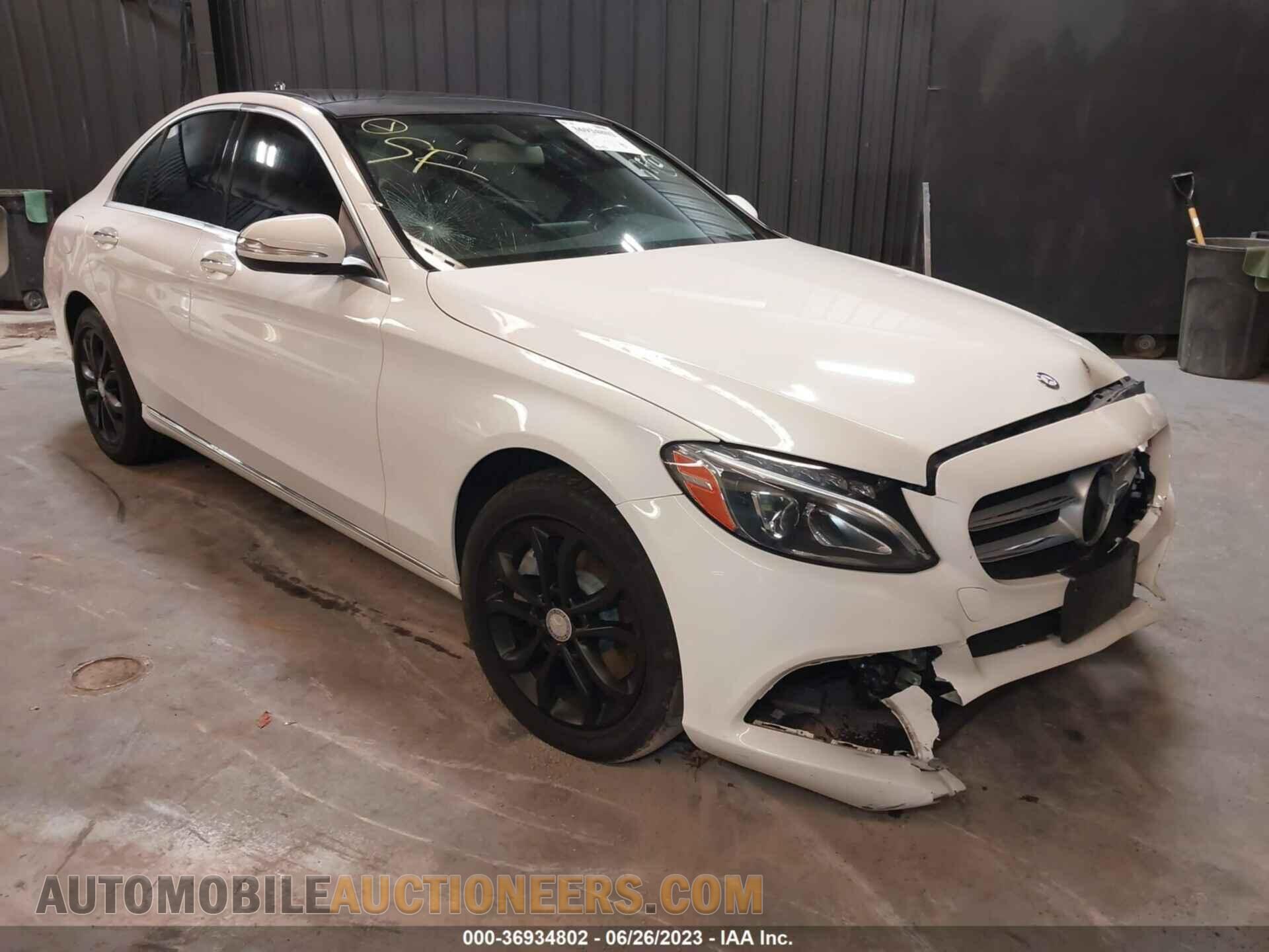 55SWF4KB5FU034281 MERCEDES-BENZ C-CLASS 2015