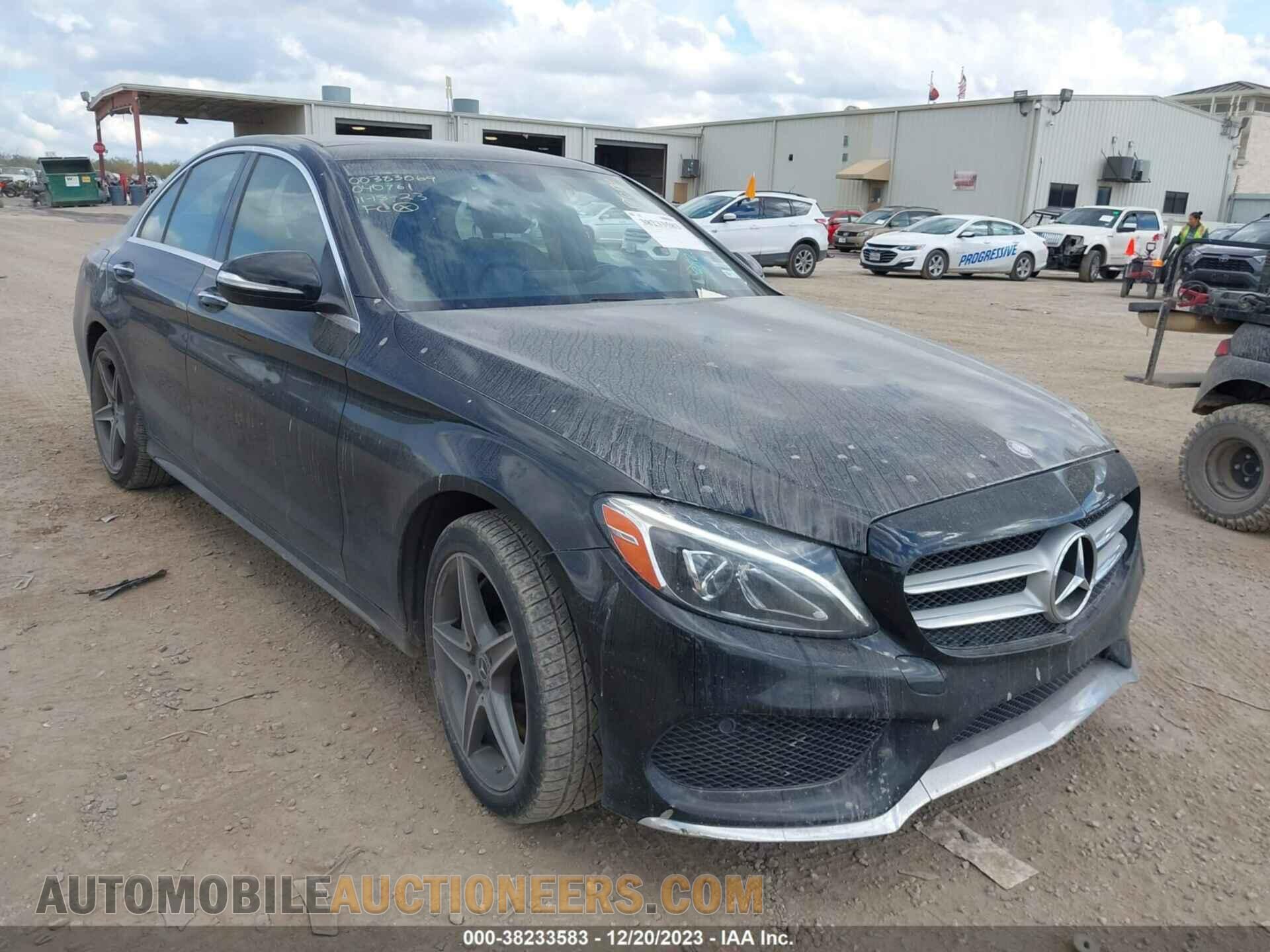 55SWF4KB5FU040761 MERCEDES-BENZ C-CLASS 2015