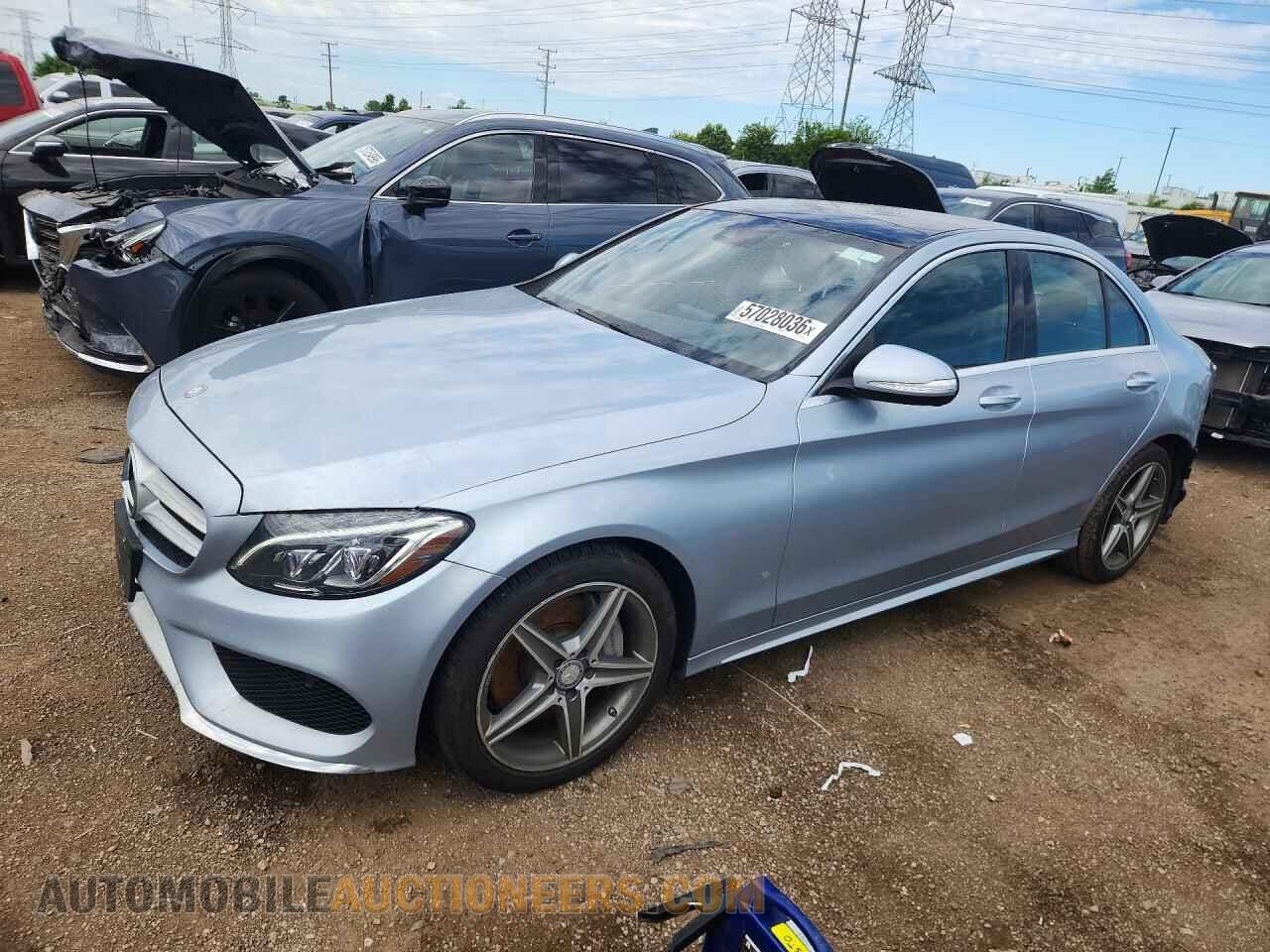 55SWF4KB5FU072173 MERCEDES-BENZ C-CLASS 2015