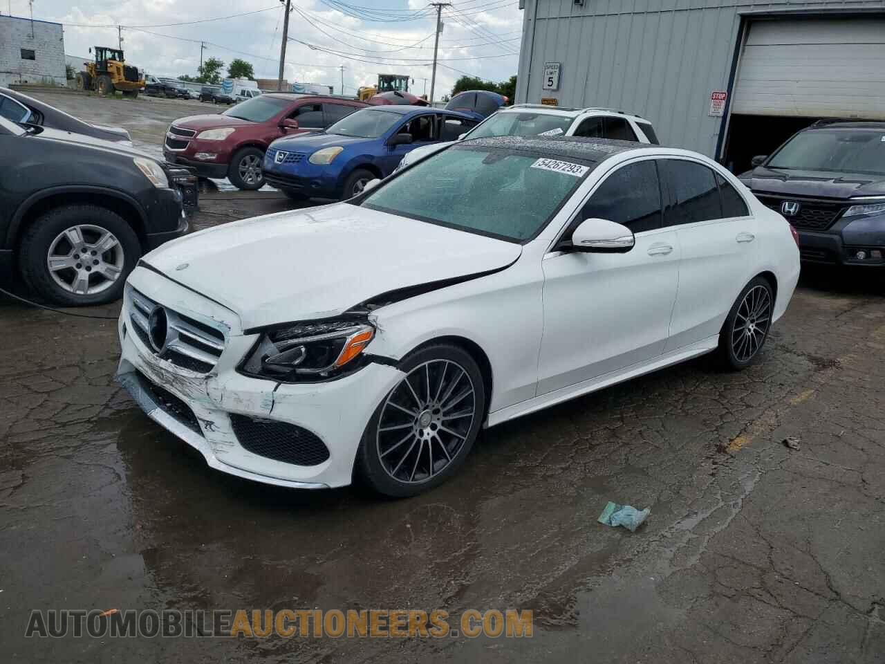 55SWF4KB5FU085652 MERCEDES-BENZ C-CLASS 2015