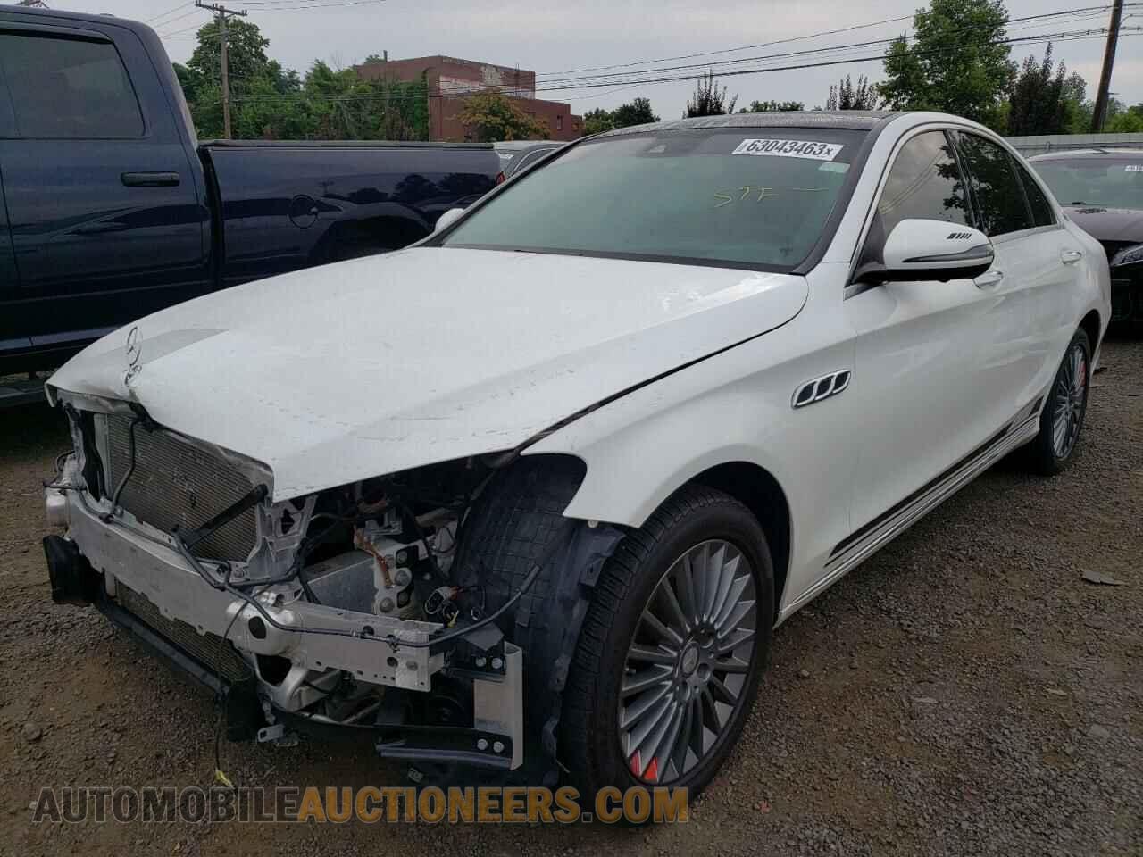 55SWF4KB5GU143227 MERCEDES-BENZ C-CLASS 2016