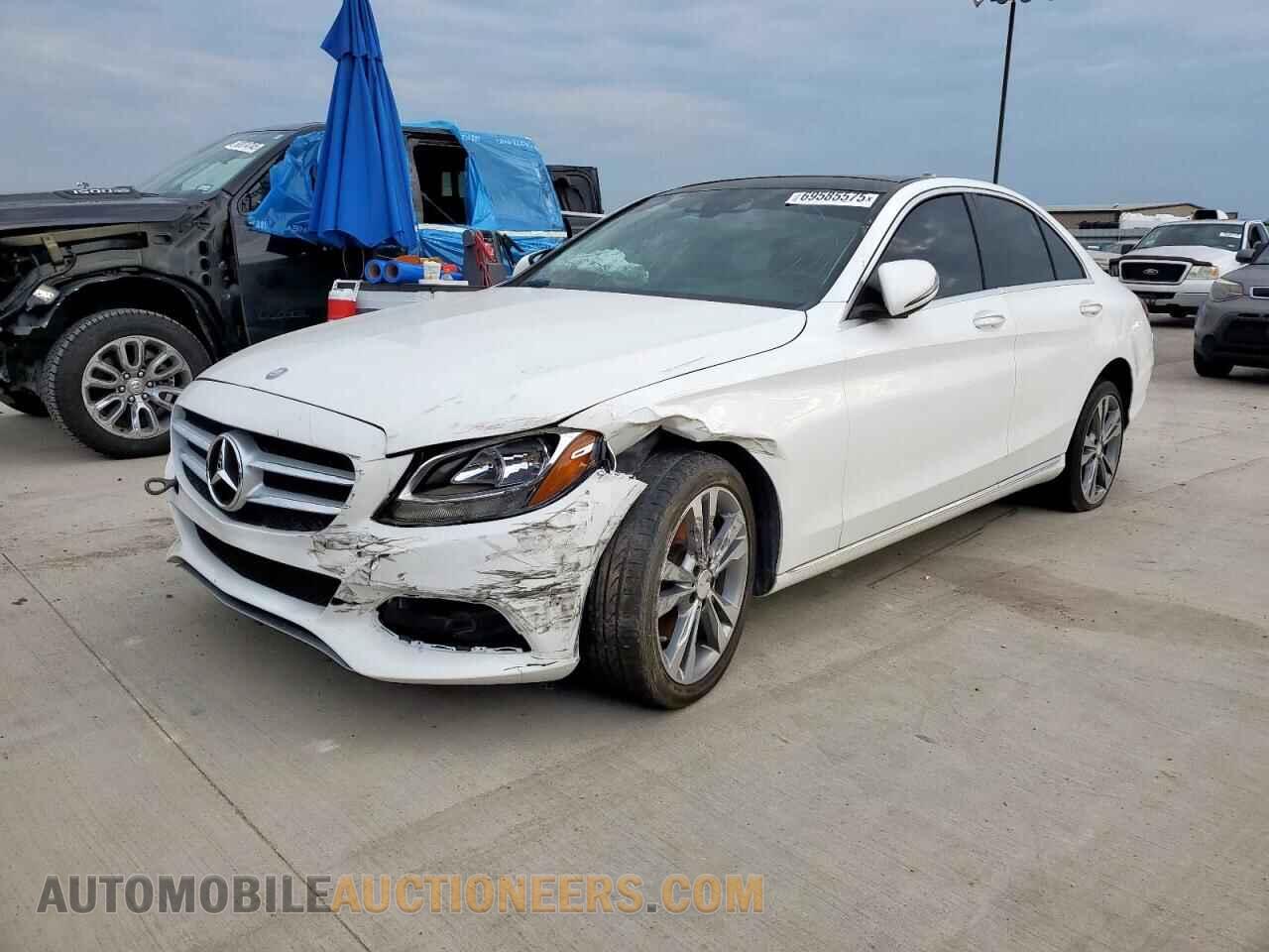 55SWF4KB5GU167625 MERCEDES-BENZ C-CLASS 2016