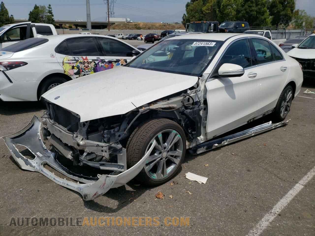 55SWF4KB6FU019725 MERCEDES-BENZ C-CLASS 2015