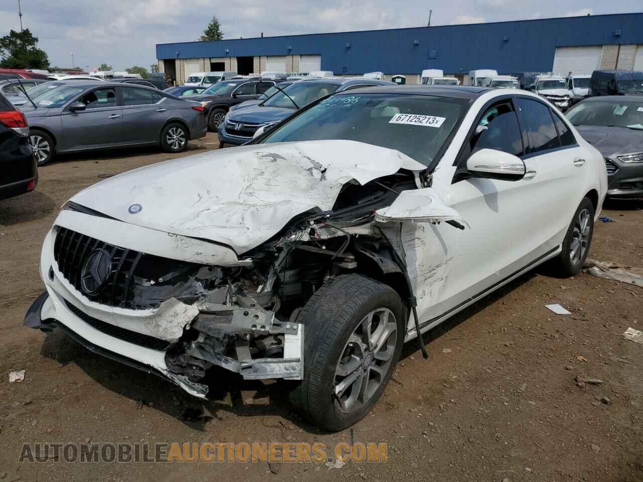 55SWF4KB6FU024486 MERCEDES-BENZ C-CLASS 2015