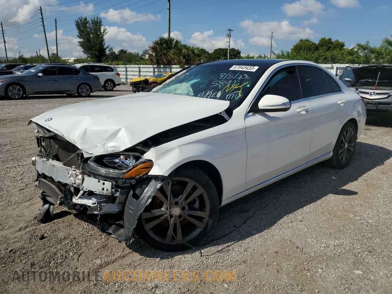 55SWF4KB6FU035892 MERCEDES-BENZ C-CLASS 2015