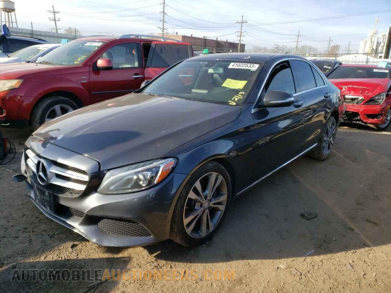 55SWF4KB6FU086048 MERCEDES-BENZ C-CLASS 2015
