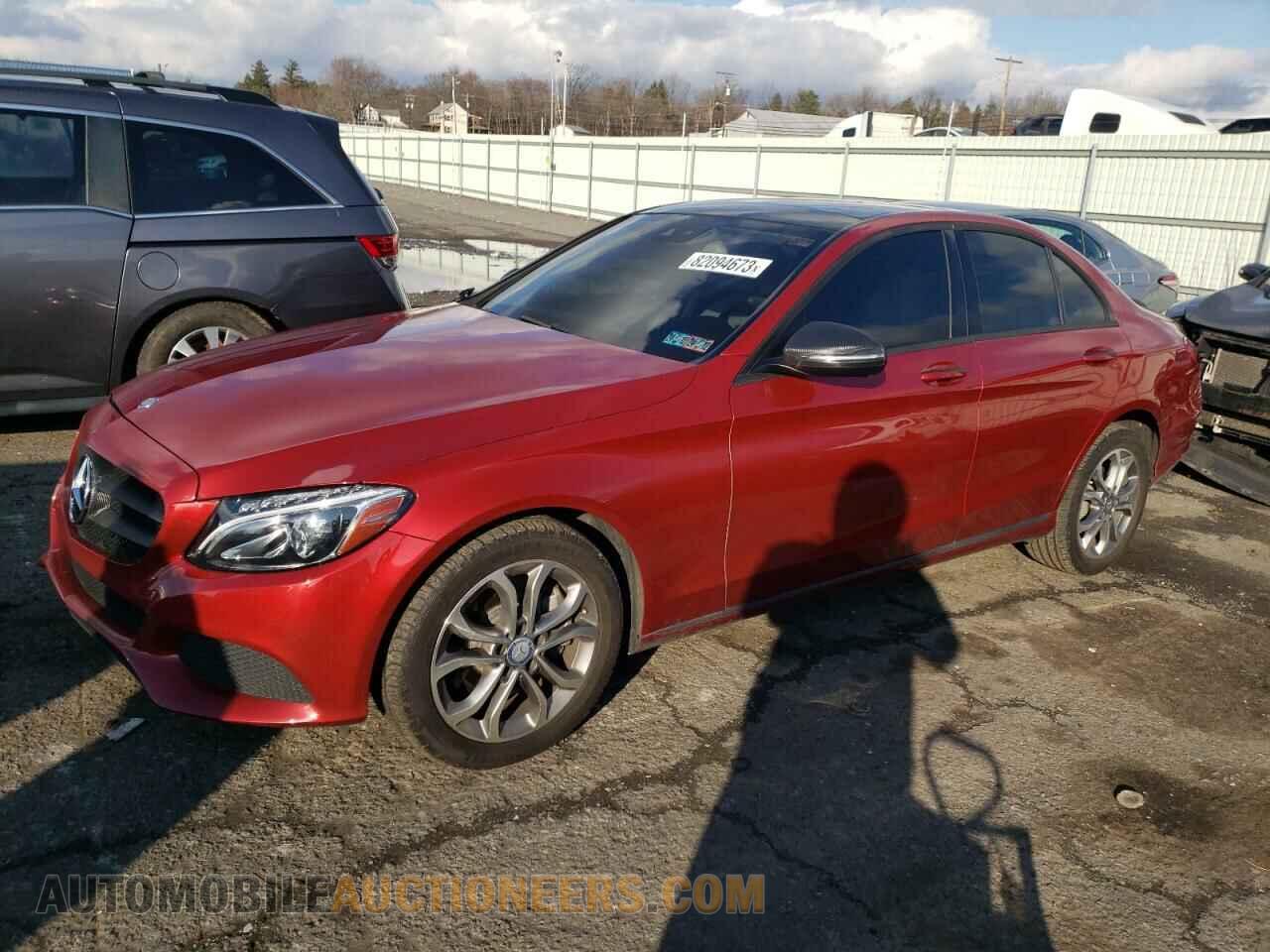 55SWF4KB6HU201380 MERCEDES-BENZ C-CLASS 2017