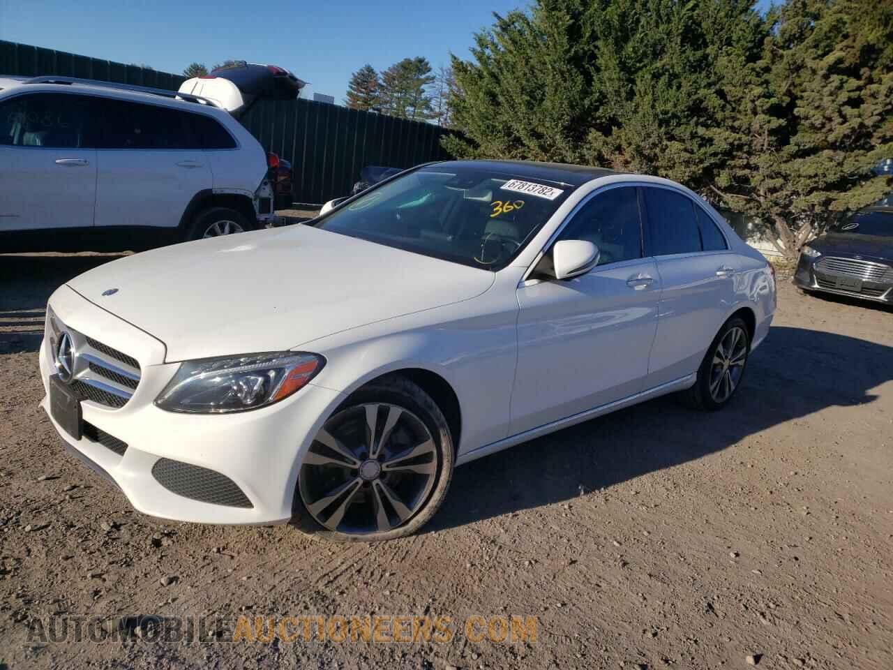 55SWF4KB6HU205736 MERCEDES-BENZ C-CLASS 2017