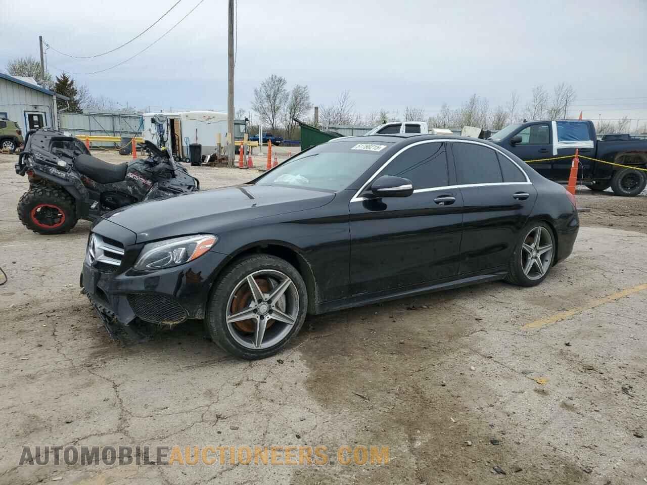 55SWF4KB7FU007325 MERCEDES-BENZ C-CLASS 2015