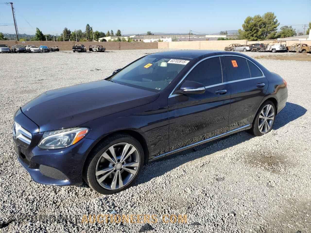 55SWF4KB7FU007373 MERCEDES-BENZ C-CLASS 2015