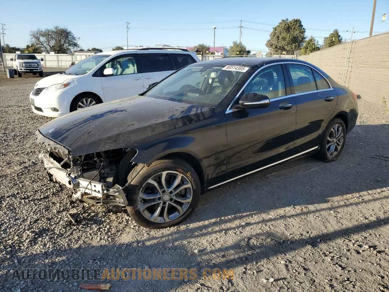 55SWF4KB7FU015909 MERCEDES-BENZ C-CLASS 2015