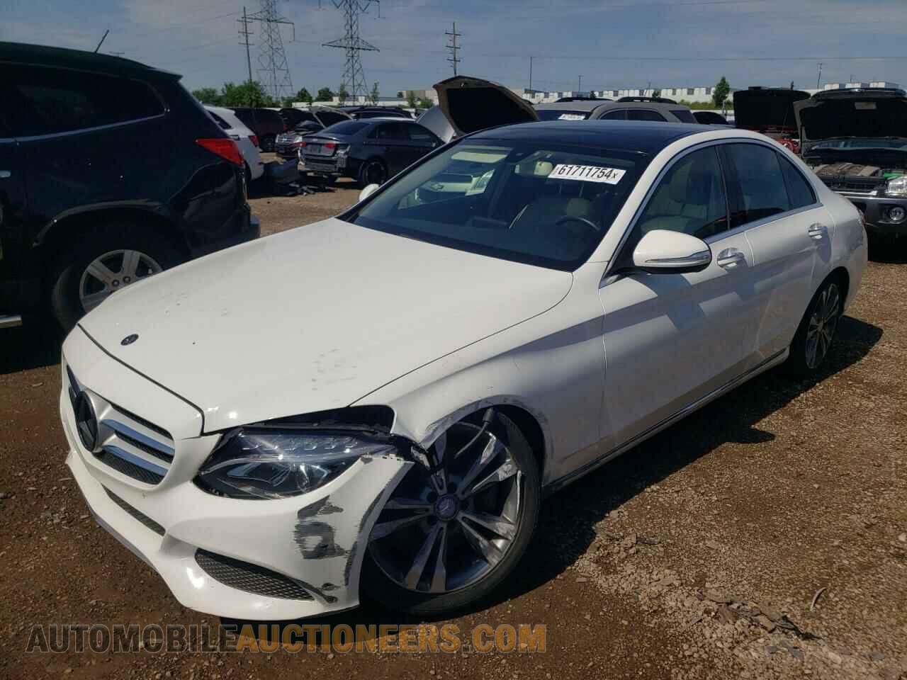 55SWF4KB7FU019121 MERCEDES-BENZ C-CLASS 2015