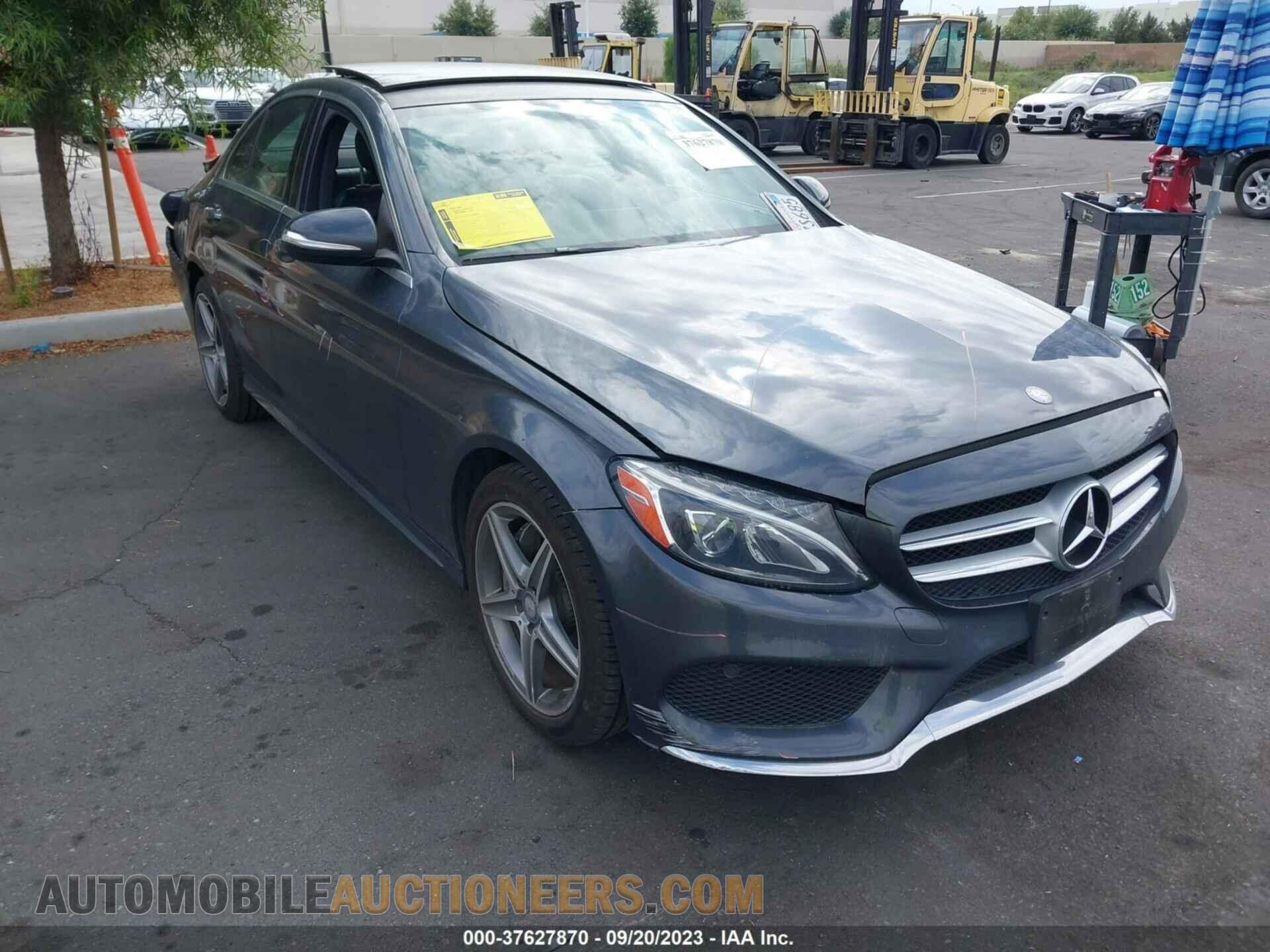 55SWF4KB7FU021337 MERCEDES-BENZ C-CLASS 2015