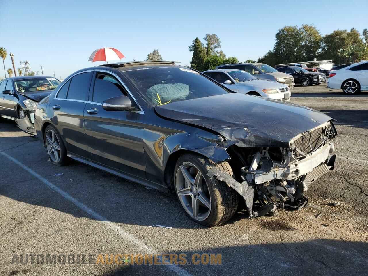 55SWF4KB7FU023749 MERCEDES-BENZ C-CLASS 2015