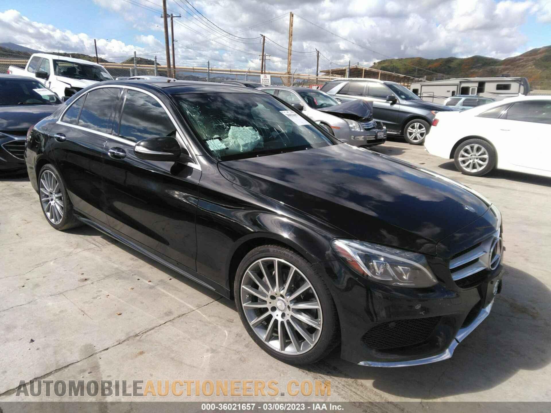55SWF4KB7FU025310 MERCEDES-BENZ C-CLASS 2015