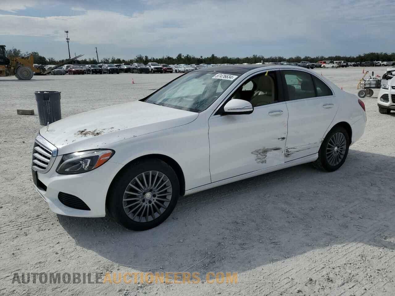 55SWF4KB7FU031267 MERCEDES-BENZ C-CLASS 2015