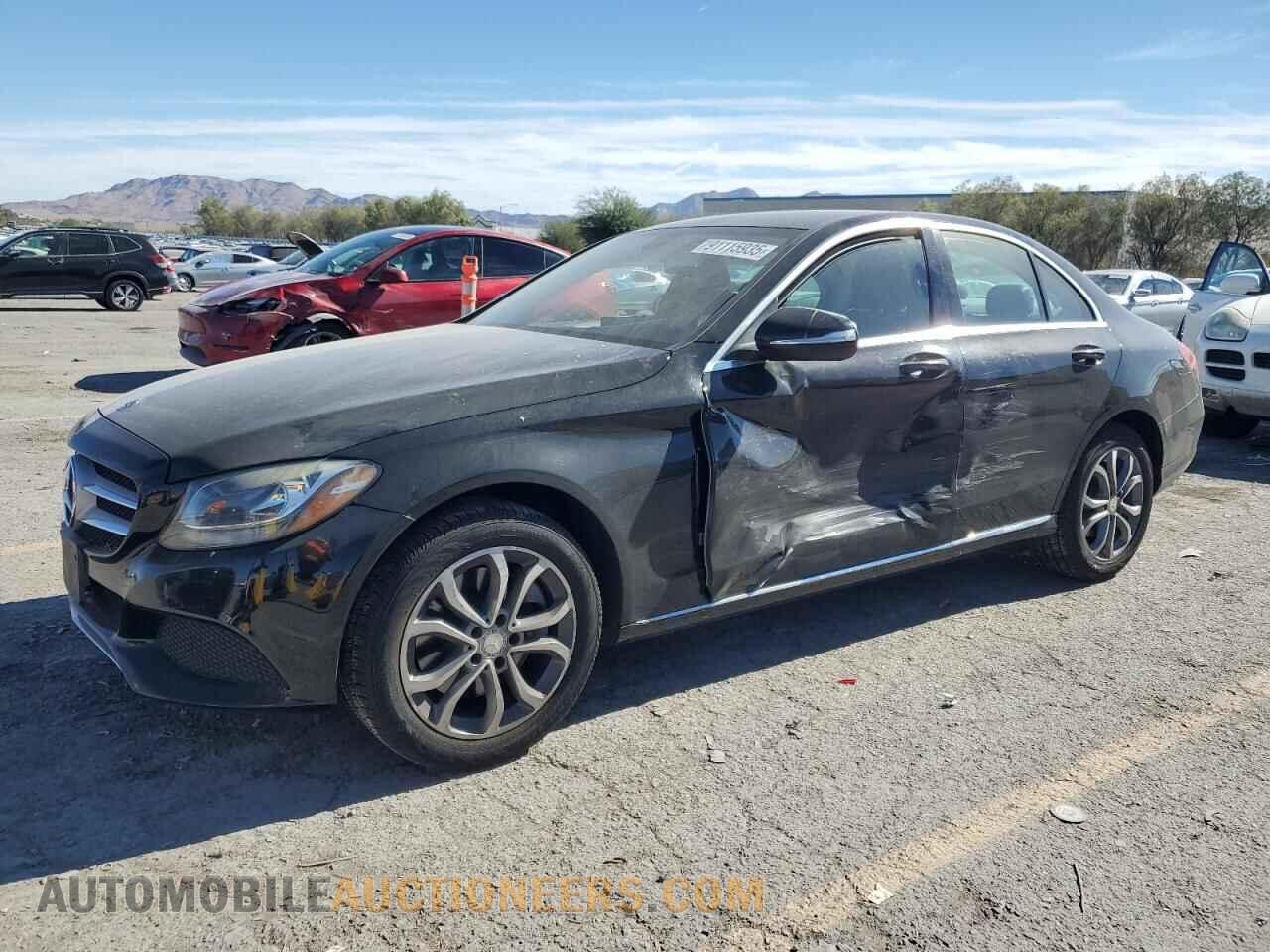 55SWF4KB7FU033195 MERCEDES-BENZ C-CLASS 2015
