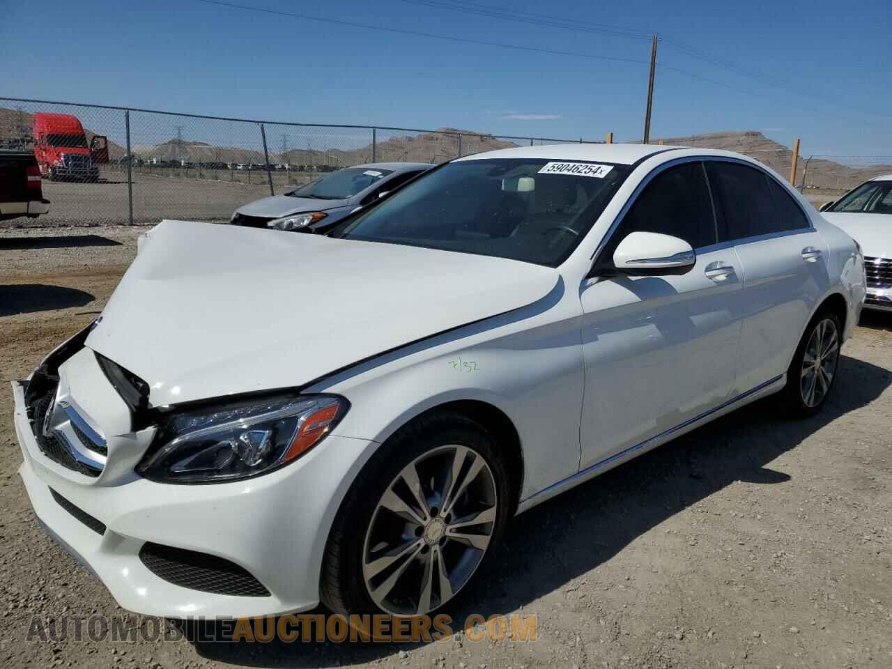 55SWF4KB7FU035013 MERCEDES-BENZ C-CLASS 2015