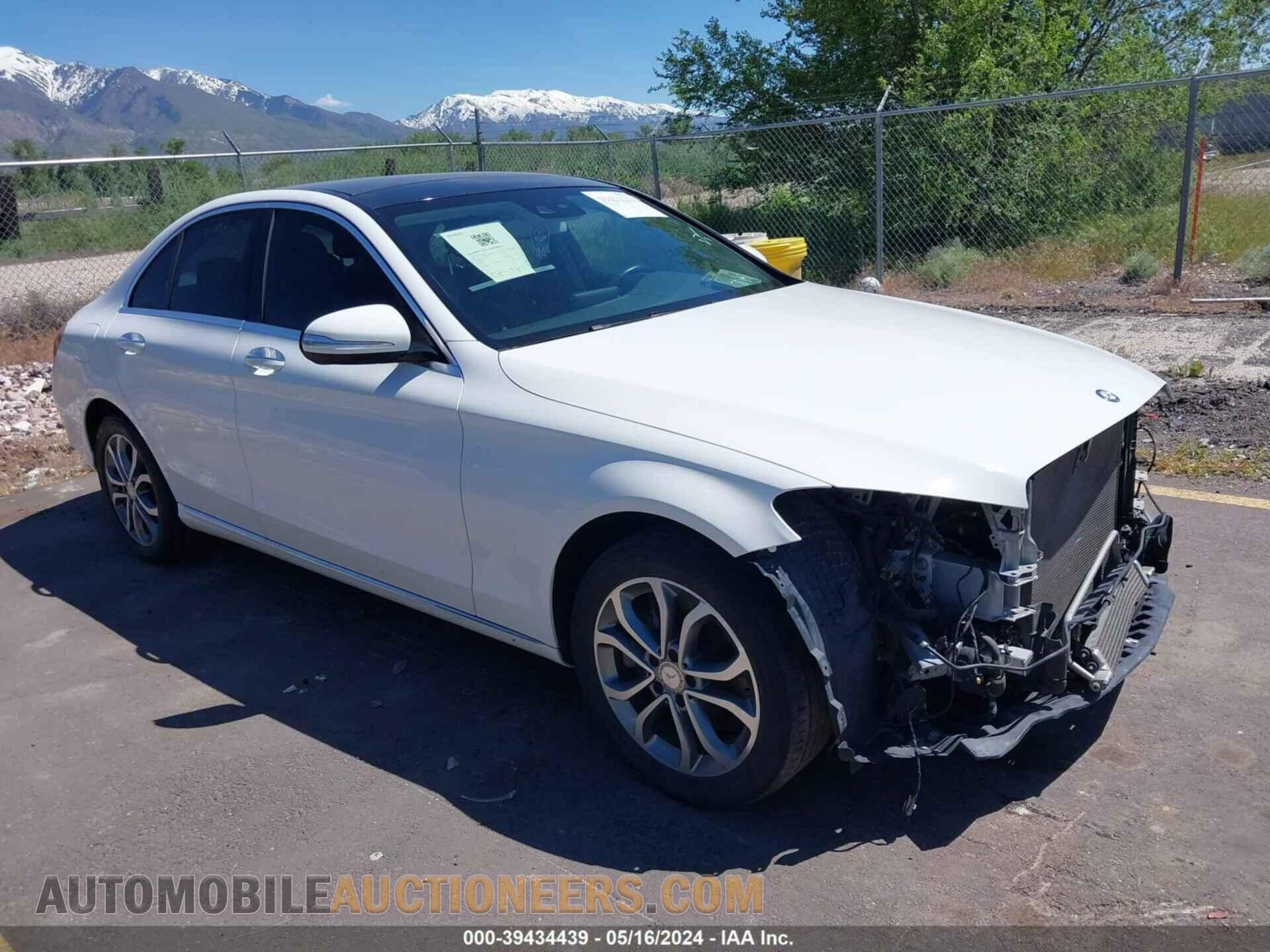 55SWF4KB7FU038445 MERCEDES-BENZ C 300 2015