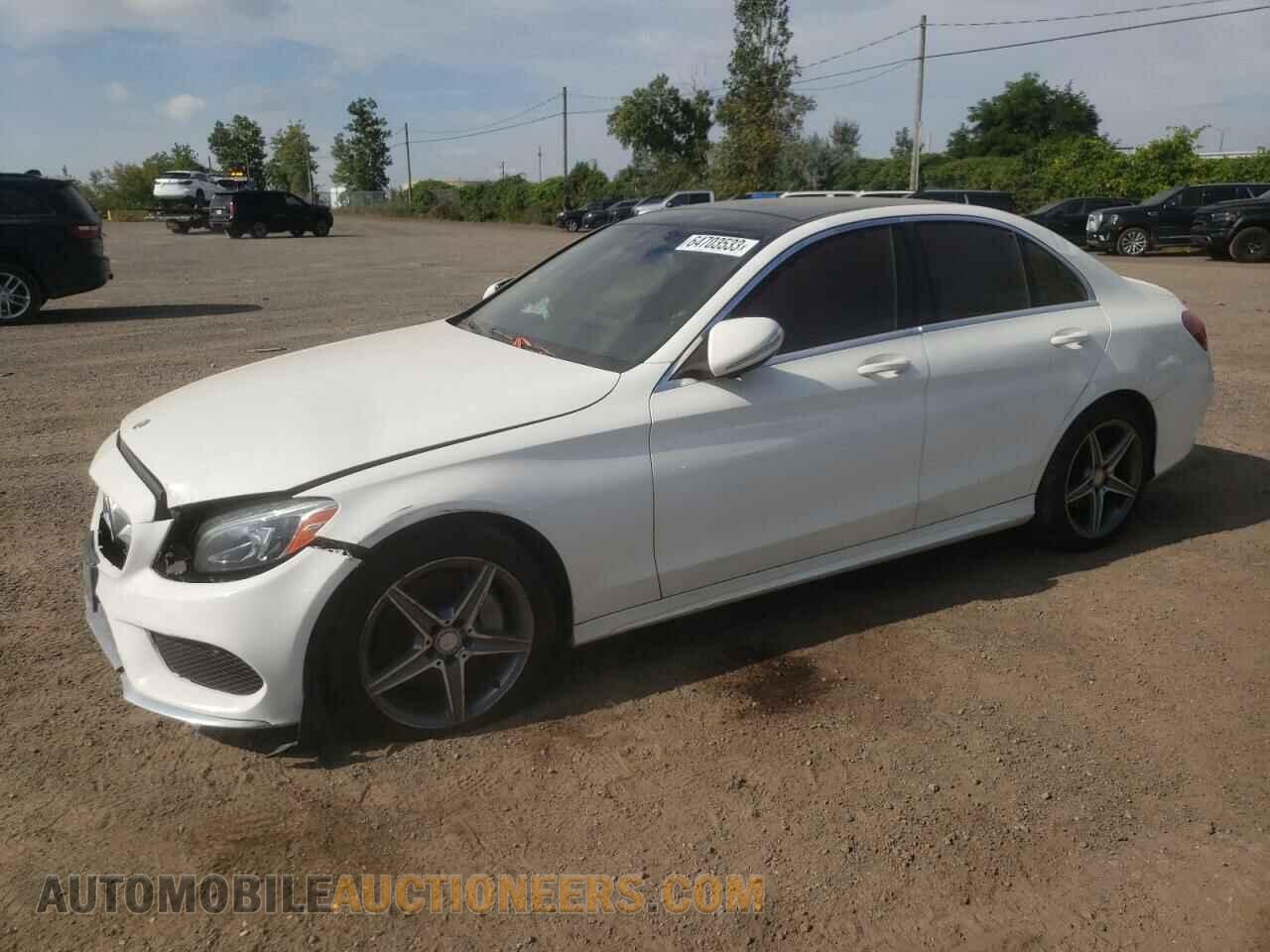55SWF4KB7FU046092 MERCEDES-BENZ C-CLASS 2015
