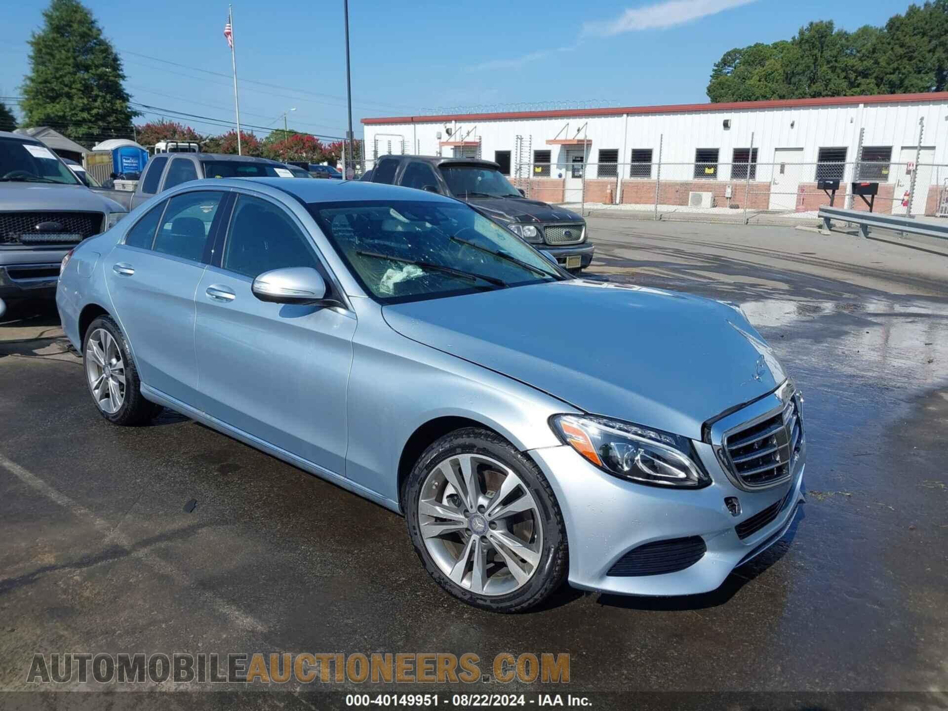55SWF4KB7FU059103 MERCEDES-BENZ C 2015