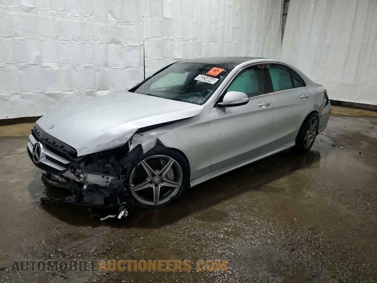 55SWF4KB7FU071963 MERCEDES-BENZ C-CLASS 2015
