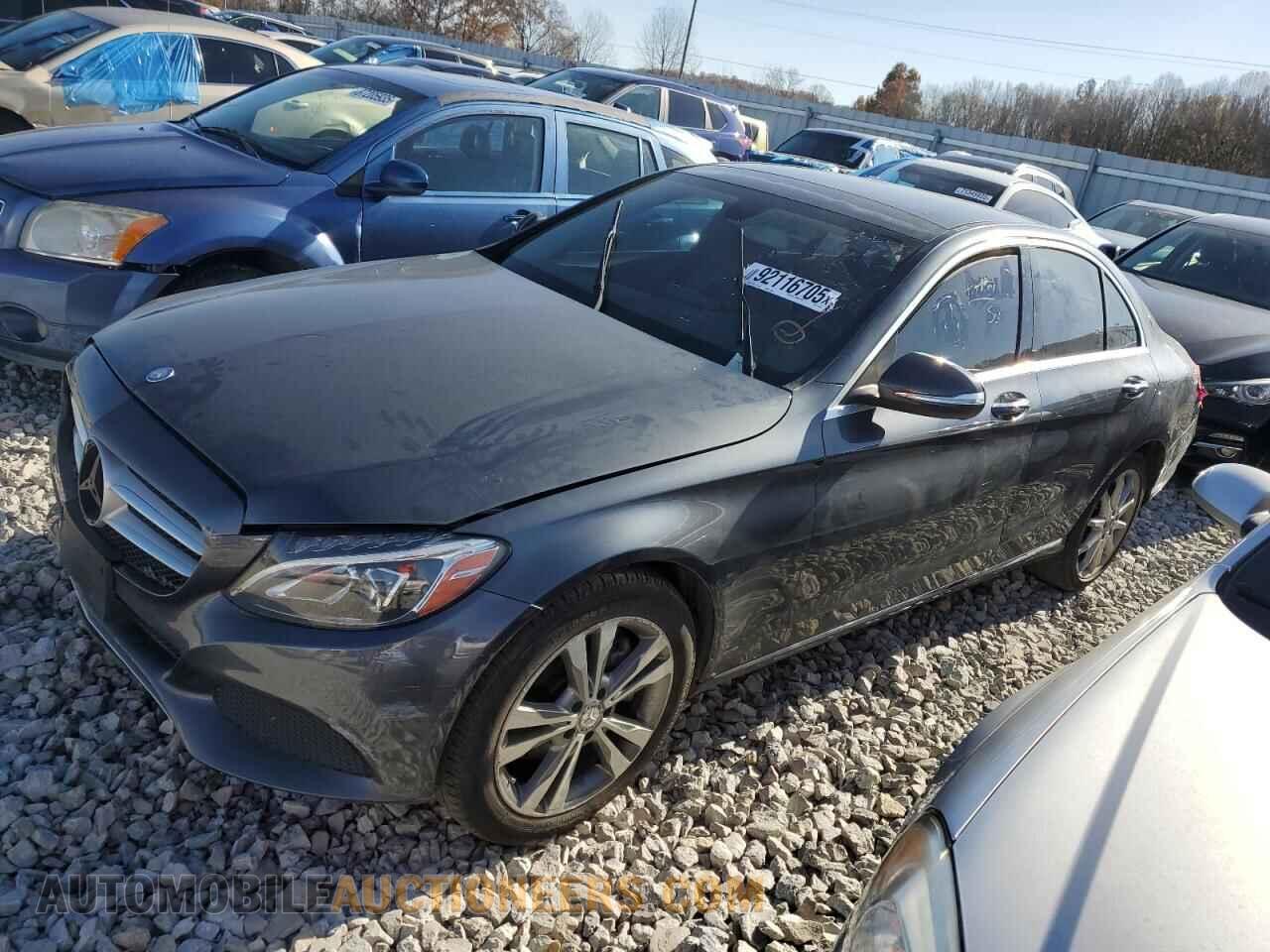 55SWF4KB7FU075835 MERCEDES-BENZ C-CLASS 2015