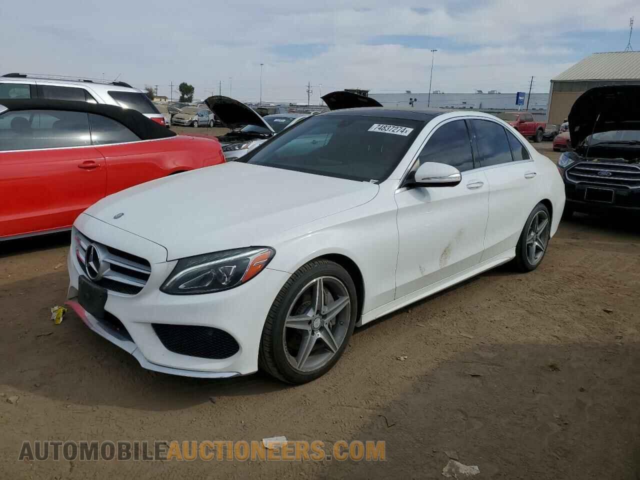 55SWF4KB7FU086043 MERCEDES-BENZ C-CLASS 2015