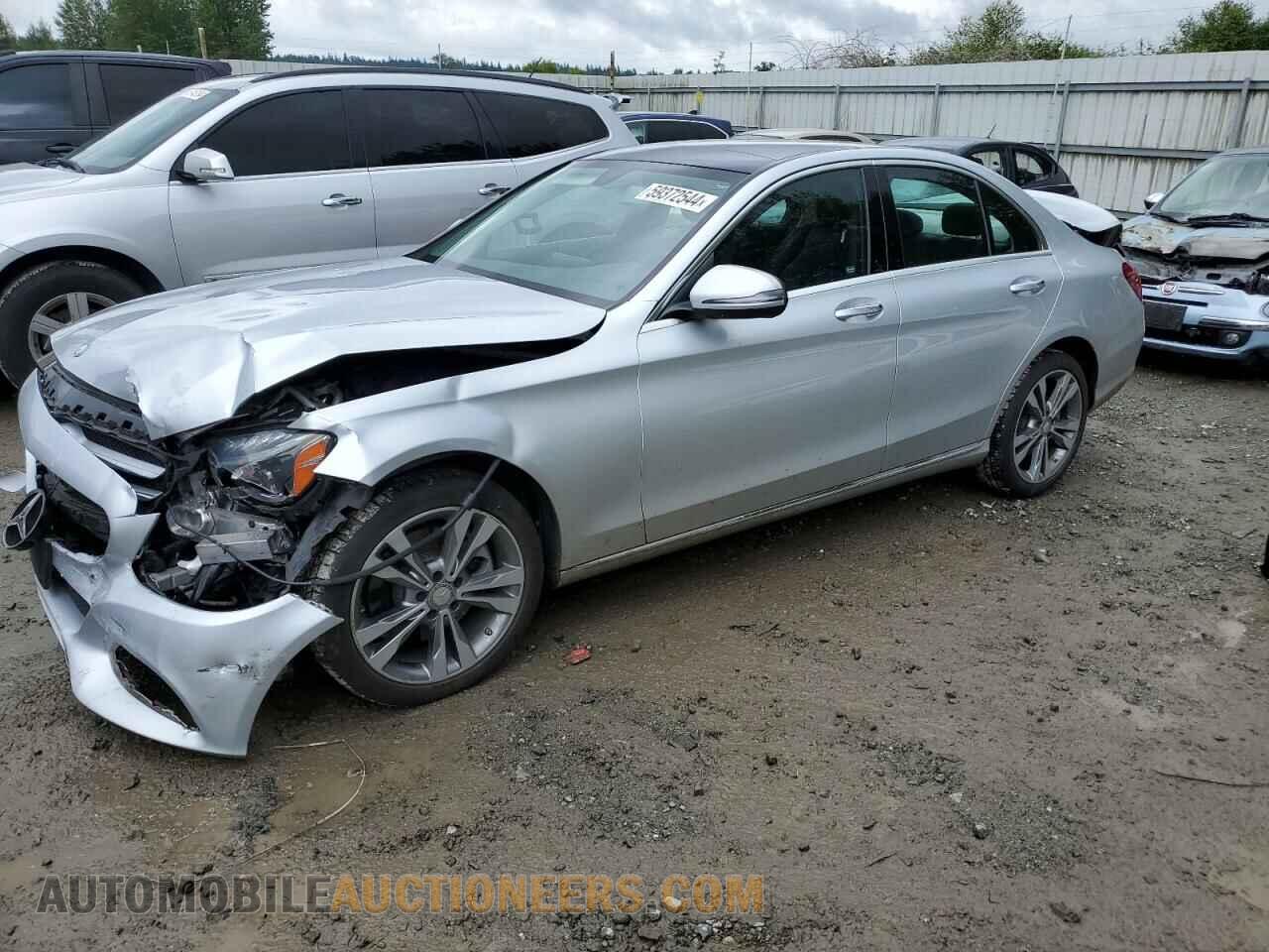 55SWF4KB7GU163382 MERCEDES-BENZ C-CLASS 2016