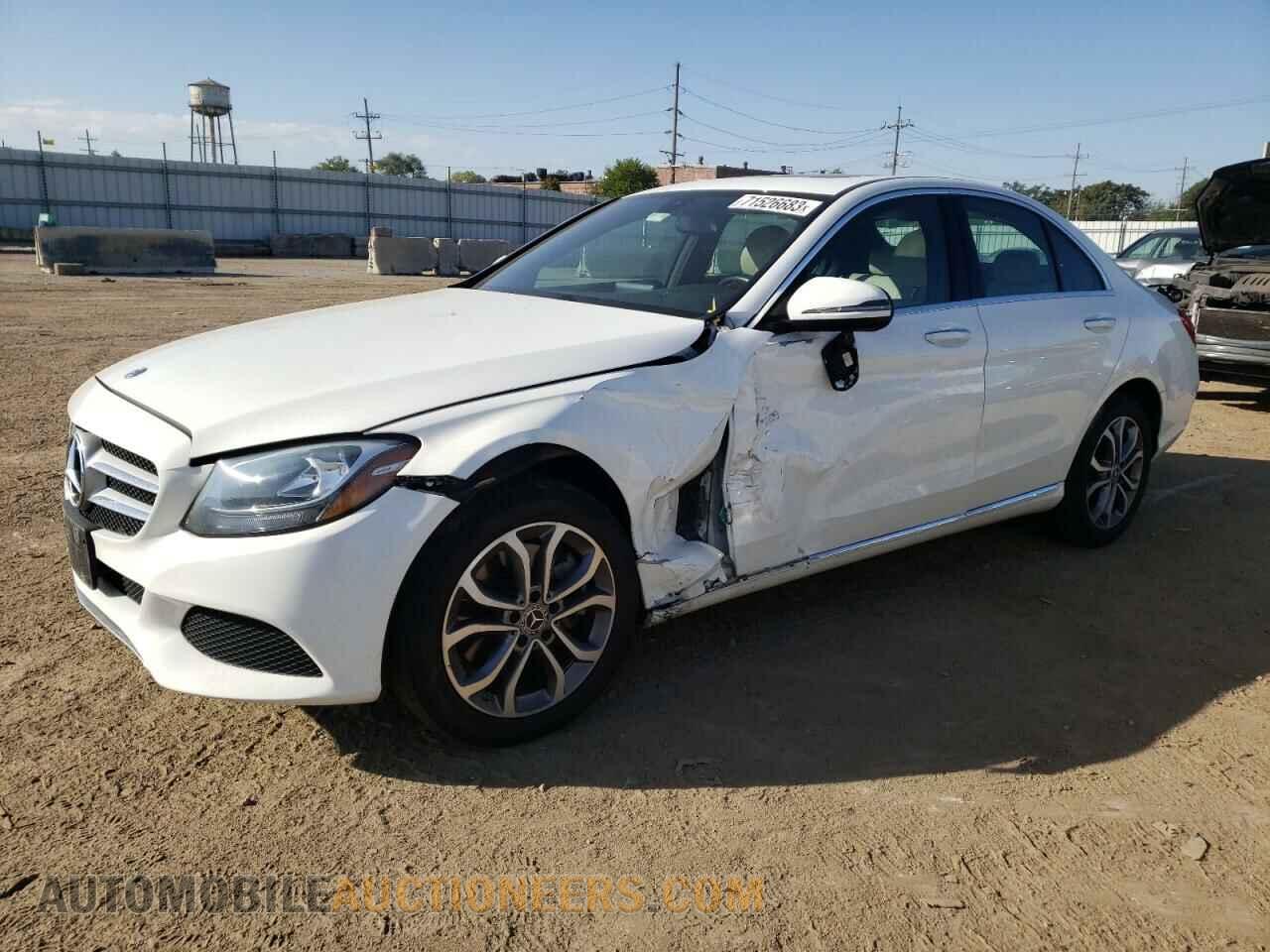 55SWF4KB7JU245913 MERCEDES-BENZ C-CLASS 2018